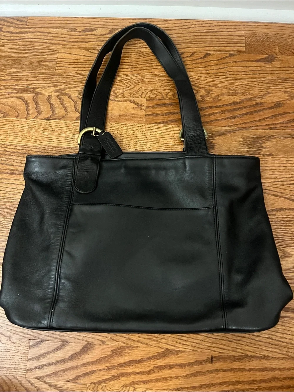 Vintage Coach Waverly 4155 Black Glove Tanned Leather Handbag Costa Rica 90s